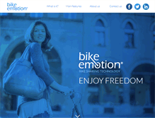 Tablet Screenshot of bikeemotion.com